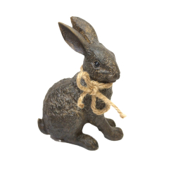 Zając Rustykalny Figurka dekoracyjna 24cm